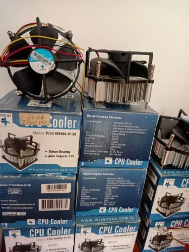 CPU Cooler Fan P775 Wise 12V 36W 2300RPM (unidade)