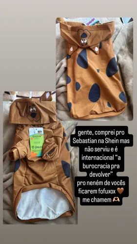 Roupinha Cachorro Macho - Porte Pequeno