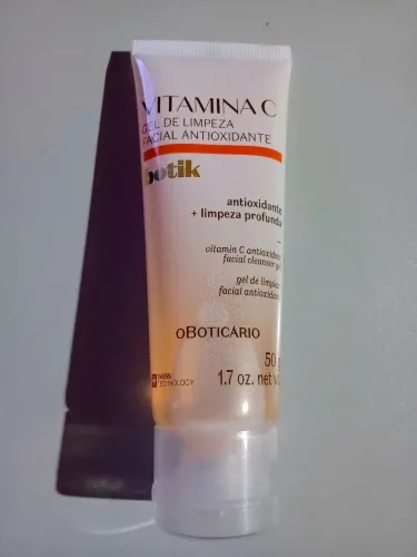 Gel de limpeza facial antioxidante 