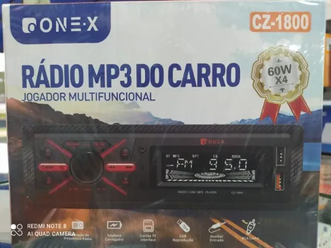 Som automotivo radio para carro - (Jk Eletrônicos  Distribuidora)