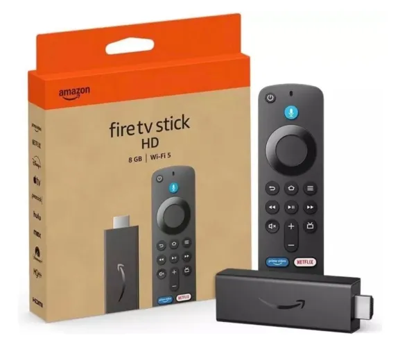 Fire stick Tv 3a Geração Full HD Controle de voz Alexa 8g