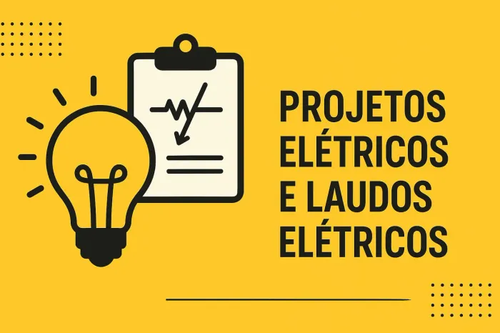 Projetos Elétricos e laudos: SPDA, Aterramento, Instalações Elétricas e Laudos