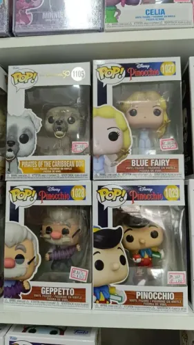 Bonecos Funko Pop - Disney - Pinochio - Coleção Completa