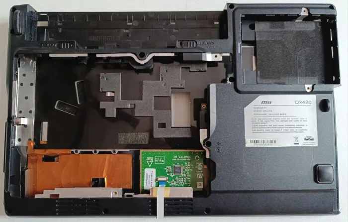 Carcaças Notebook Msi Cr420 E Peças Cooler Flats + Windows7