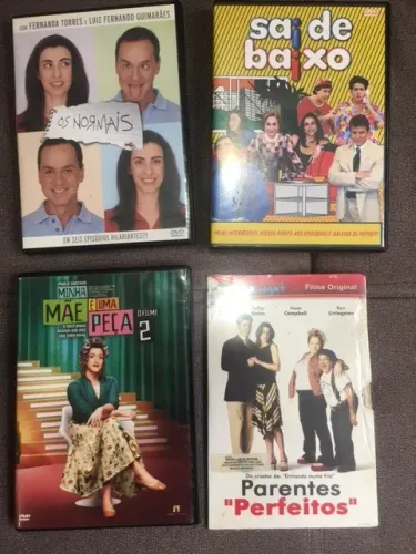 DVDs Comédia : Os Normais, Minha mãe é uma peça 2, Sai de Baixo e Parentes Perfeitos