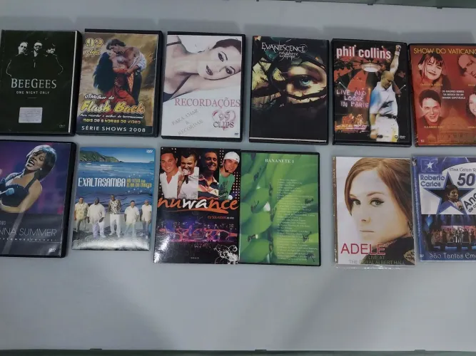 Lote - Coleção 12 DVDs de música diversos não originais
