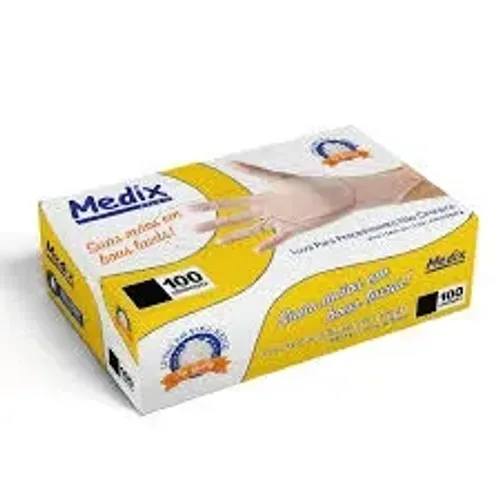 Luva de vinil sem pó medix caixa com 50pares