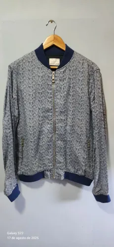 Jaqueta Bomber Estampada Zara