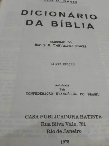 Dicionário estudo da Bíblia