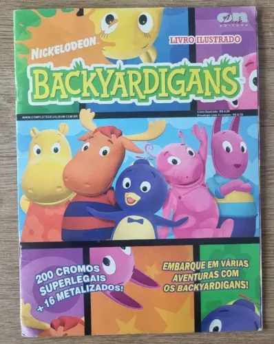 Álbum - Backyardigans - 2009 - Online Editora - Tabela em Branco - Completo  