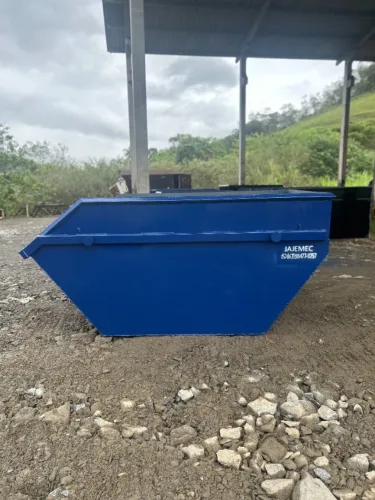 Caçamba estacionária de 4m³