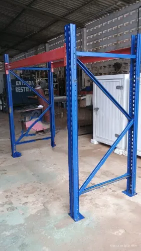 Porta pallet 1 nível - para dobrar o armazenamento de paletes