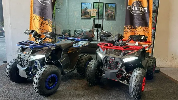 Quadriciclo Shark 125cc azul / vermelho 0KM 2025