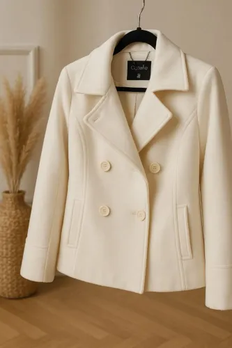 Blazer casaco lã batida Cortelle Off White 38