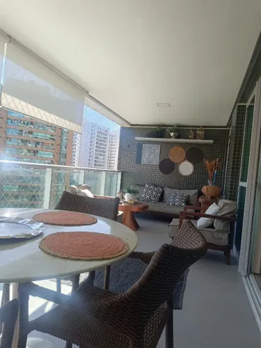 Mobiliado   álphaville  1 apartamento 4/4 dependência  valor  12.0000,00
