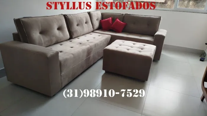 Sofá de Canto de luxo 