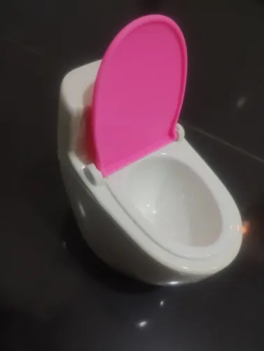 Miniatura de vaso sanitário infantil