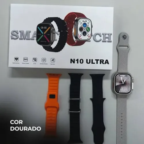 N10 ULTRA 49mm | KIT 4 PULSEIRAS | SERIES 10 | CUSTO BENEFÍCIO