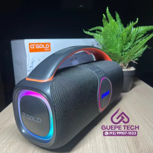 Caixa De Som Bluetooth Gold - 80W