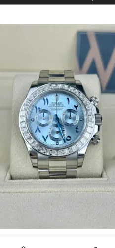 RELÓGIO ROLEX ICE BLUE DAYTONA DIAMANTE NUMEROS ARABICOS 116576<br>Rolex 116576