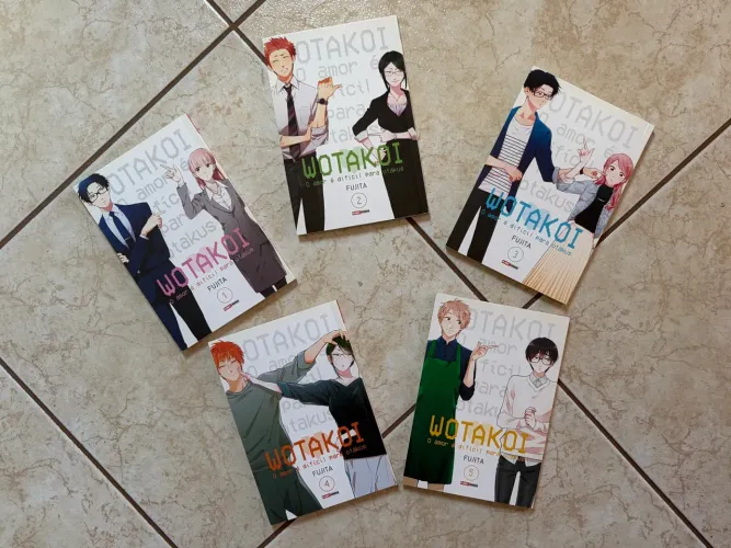 Mangá Wotakoi O Amor é Difícil para Otakus Volumes 1 ao 5