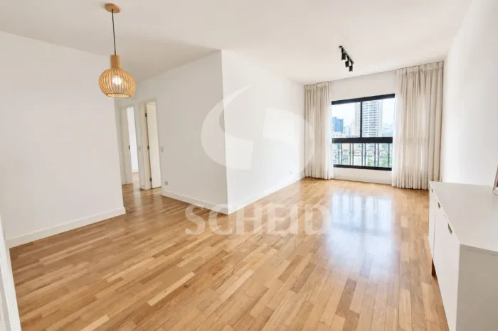 Apartamento á venda no Brooklin com 71m², 2 quartos, 1 vaga.