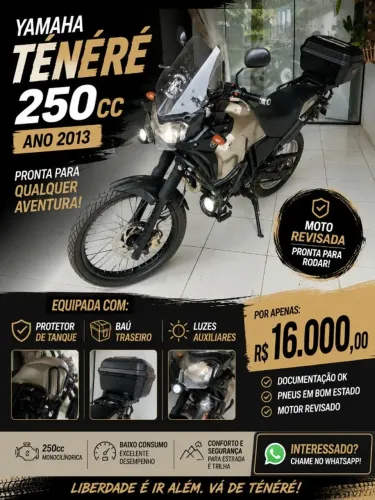 Yamaha Ténéré 250cc 2013