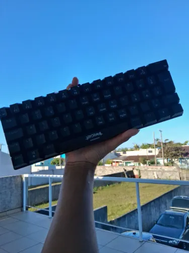 Teclado Mecanico TGT Sherman V3 C1, Rainbow, ABNT2, Switch Vermelho,