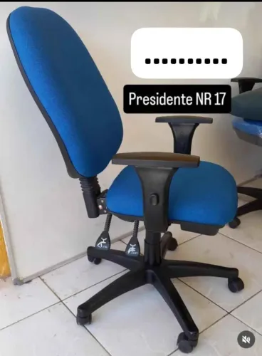Cadeira Escritório Presidente reclinável