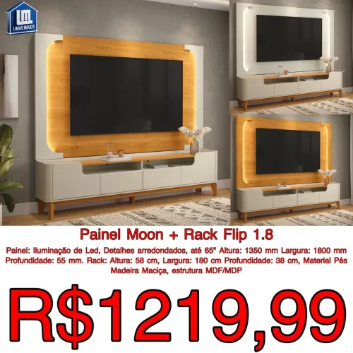 Painel Moon + Rack Flip 1.80