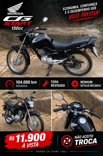 Vendo cg start 150 2015 
