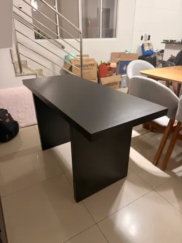 Mesa Aparador Preta - MDF