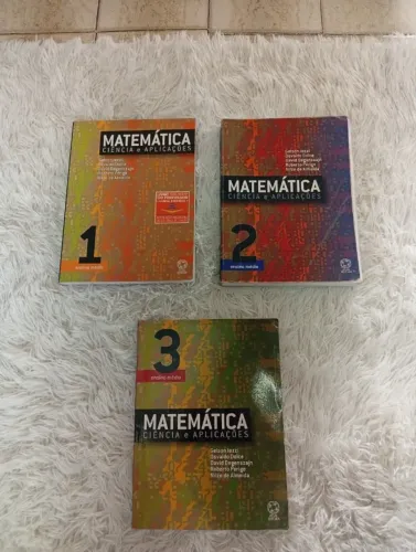 Coleção Matemática Ciência E Aplicações Volumes 1, 2, e 3