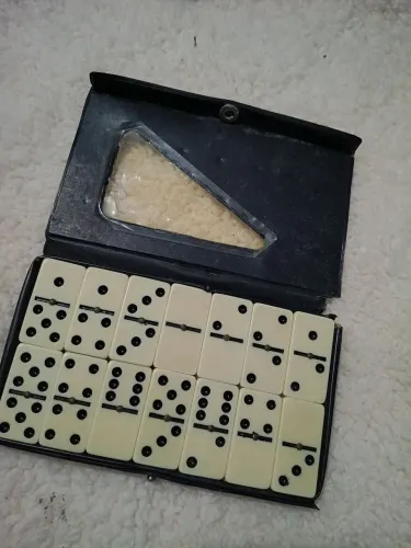 Jogo de domino vintage