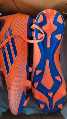 Chuteira Campo Adidas F50 Club FG/MG Laranja Tam 40 - Usada Só 1 Vez