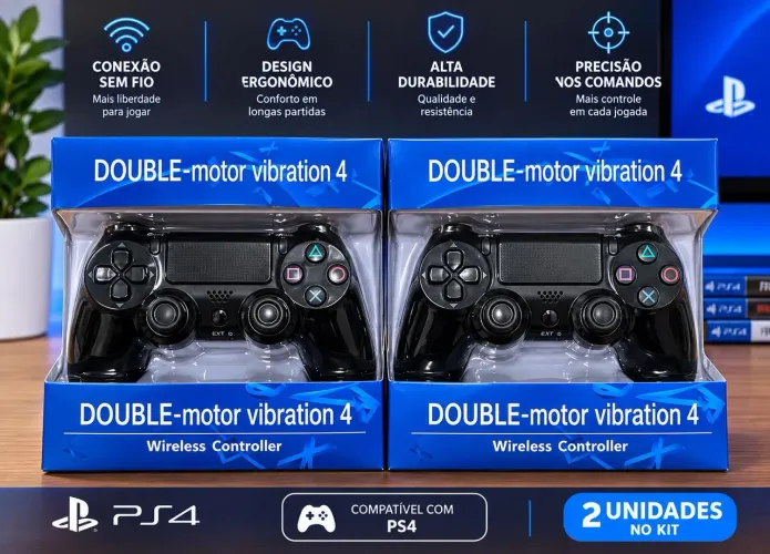 CONTROLE PS4 BLUETOOTH 