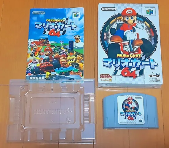 Jogo Mario Kart 64 completo para Nintendo 64
