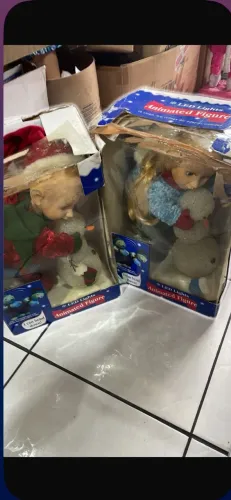 Casal bonecos natalino