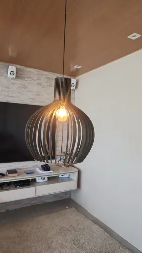Luminária Pendente de Design Escultural - Alto Padrão - Estilo Europeu