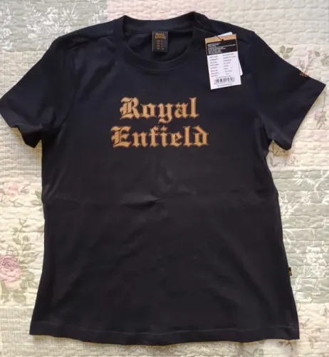 Camiseta feminina original Royal Enfield tamanho P
