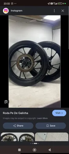 Roda pé de galinha pra trocar 