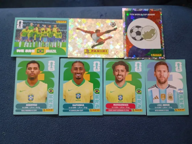 Figurinhas da copa do mundo originais