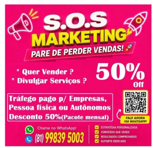 Marketing - Bônus de 50% p/ novos clientes !