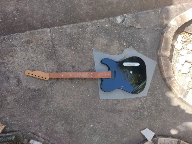 Kit Corpo e Braço Telecaster CNC | Marupá + Gonçalo Alves | Tensor Bravus Rod<br>Título (OLX)