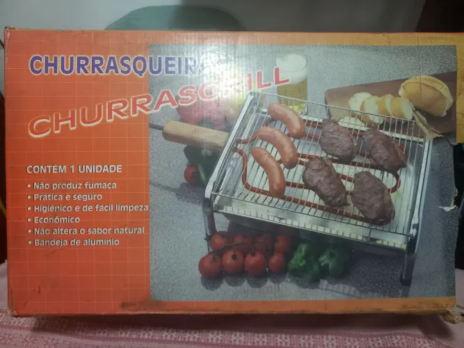CHURRASQUEIRA GRILL ELETRICA.