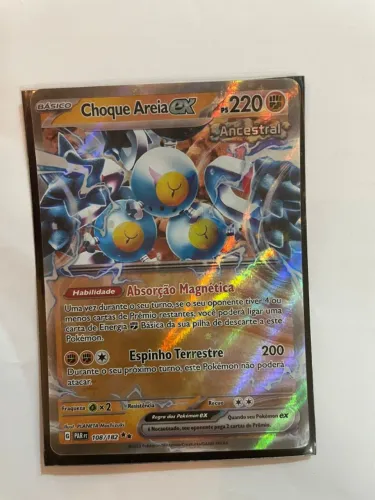carta pokémon choque areia Ex ancestral