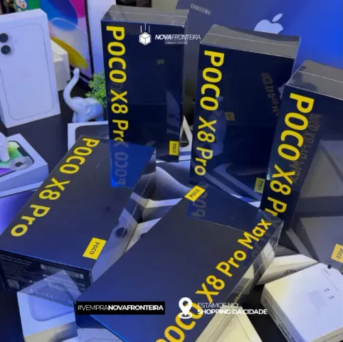 Poco x8 Pro 256GB & 512GB - Lacrado | 1 ano de garantia | RETIRE NO SHOPPING DA CIDADE