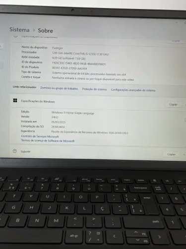 Notebook Dell inspiron 15 3520 I5 