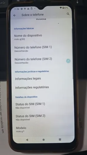 Celular Moto g30