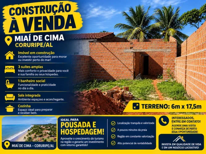 VENDO NO MIAÍ DE CIMA CORURIPE ALAGOAS